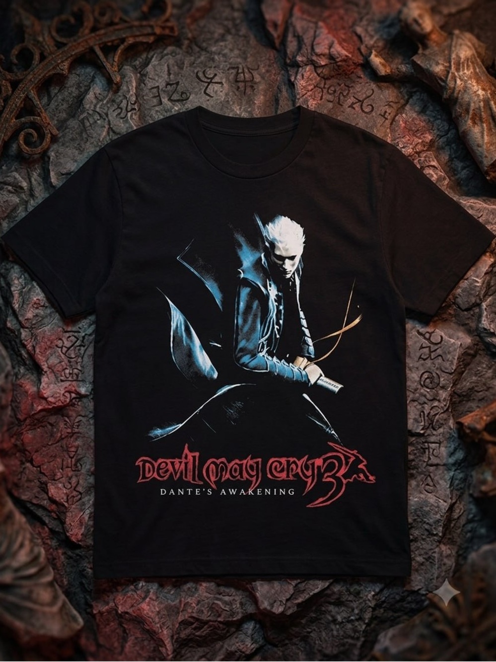 Devil May Cry 3 Black Graphic Short-Sleeve Tee